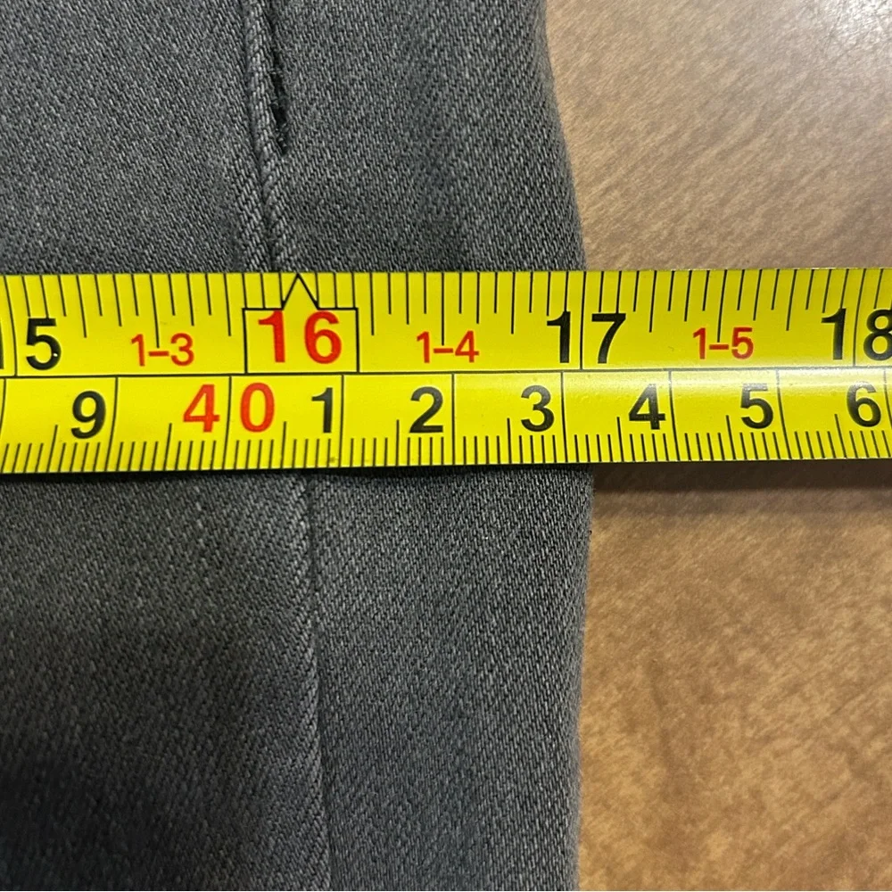 Pistola x Anthropologie Low Rise Gray Flare Jeans Frayed Hem 29 (30x32)⁠ HH